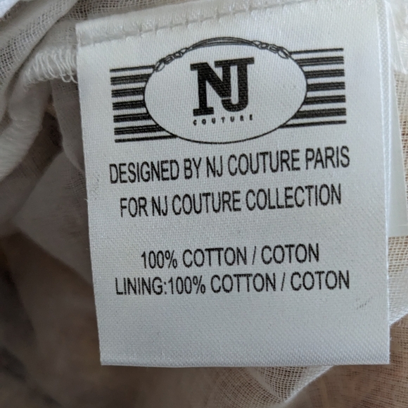 Barok Paris Smocked Ruffle 100% Cotton Dress Size Medium Nwt ❤️ - Picture 8 of 9